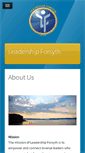 Mobile Screenshot of leadershipforsyth.org